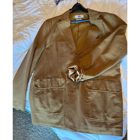 The Territory Ahead Tan three button Sports coat, size M, EUC - Picture 2 of 6